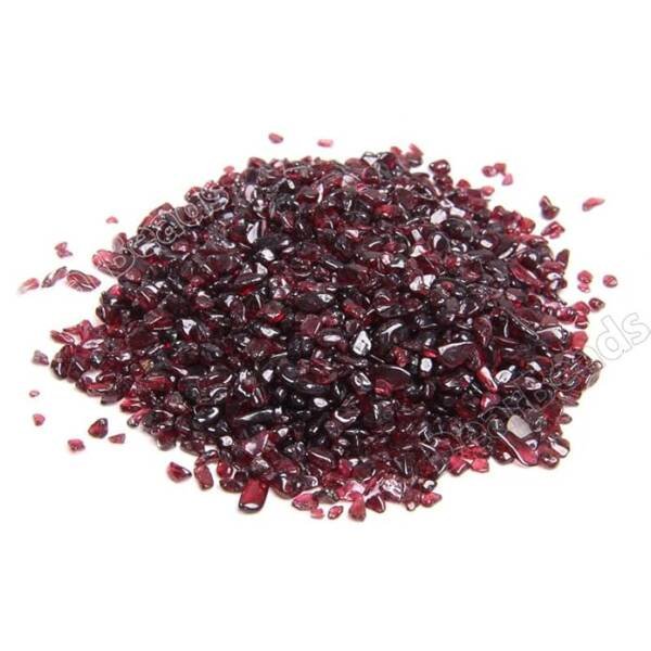 Red Garnet Crystal Chips